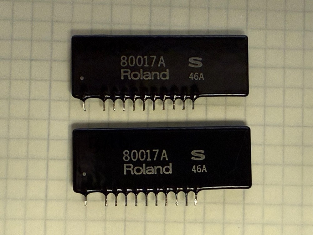 Roland Juno-106 80017a Voice Chips (one works, one does not)