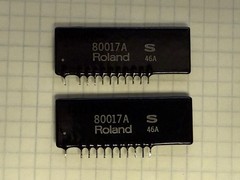 Roland Juno-106 80017a Voice Chips (one works, one does not)