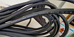 Lot of 2 Heavy Duty 20′ Speaker Cables 14 AWG Pro Co Power Plus & VTG Audio
