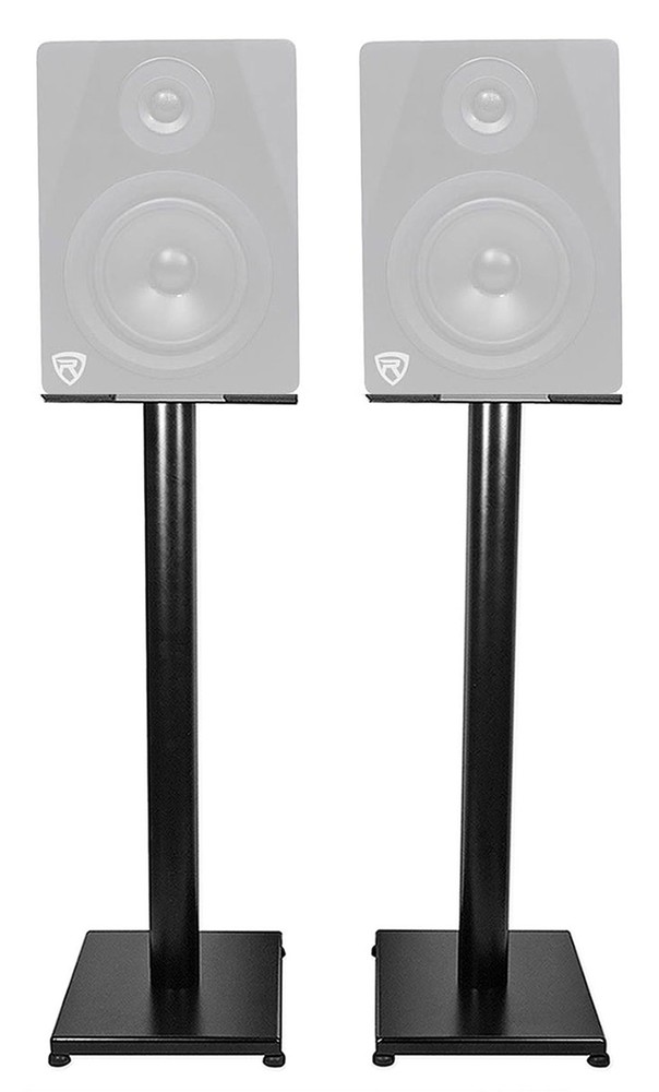 Rockville 29″ Black Steel Studio Monitor Speaker Stands For Rockville DPM8B