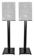 Rockville 29″ Black Steel Studio Monitor Speaker Stands For Rockville DPM8B