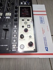 Denon DN-X1600 Mixer missing 3 knobs power on untested for parts or repair as is