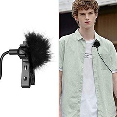 Microphone Lapel Dead Cat Windscreen, Lapel Mic Windscreen Muff, Furry Windsc…