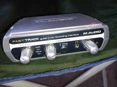M-Audio Fast Track USB Guitar Mic Recording Audio Interface – Unit Only