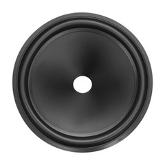 8″ Paper Speaker Cone Subwoofer Drum Paper 1″ Coil Diameter with Rubber Surround