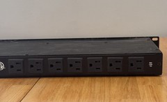 Gemini PL-90 Rack Mount Power Conditioner and Light Module (Outlets do not work)