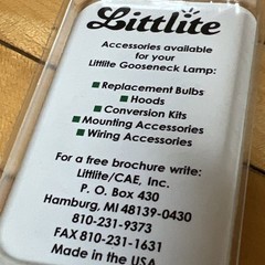 Littlelite 12P-12in Gooseneck Threaded End – NOS Low Intensity w/ Filters