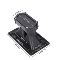 High Sensitivity Dual Drive Piezoelectric Horn Tweeter Speakers – 2 Pack, 75-150