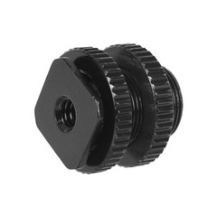 CAMVATE Hot Shoe to 5/8″-27 Microphone Adapter Mount Rig Aluminum Alloy Camera