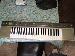 Vtg 1983 Yamaha PS-55 Synth Keyboard w/ Power Supply Works Tested