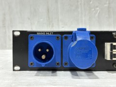 Rack Pack Power Distro 16A-BLU3- BS13A X1, IEC C13F X20 MCB 2RU #1778 (One) THS