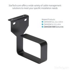 StarTech 1.5U Multi-Directional Vertical 2.4 x 3.9in (6 x x 3.9in, Black
