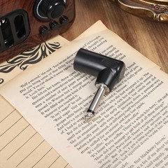 Right Angle Adapter XLR Male to 1/4 TS Female 90 Degree Plug 2 Pack Adjustable