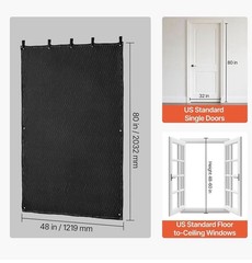 VEVOR 1 Pcs Sound Dampening Blankets 80 x 48 in Extra Large Soundproof Blanket