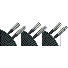Gear One 20 Ft. XLR Microphone Cable, 3Pack