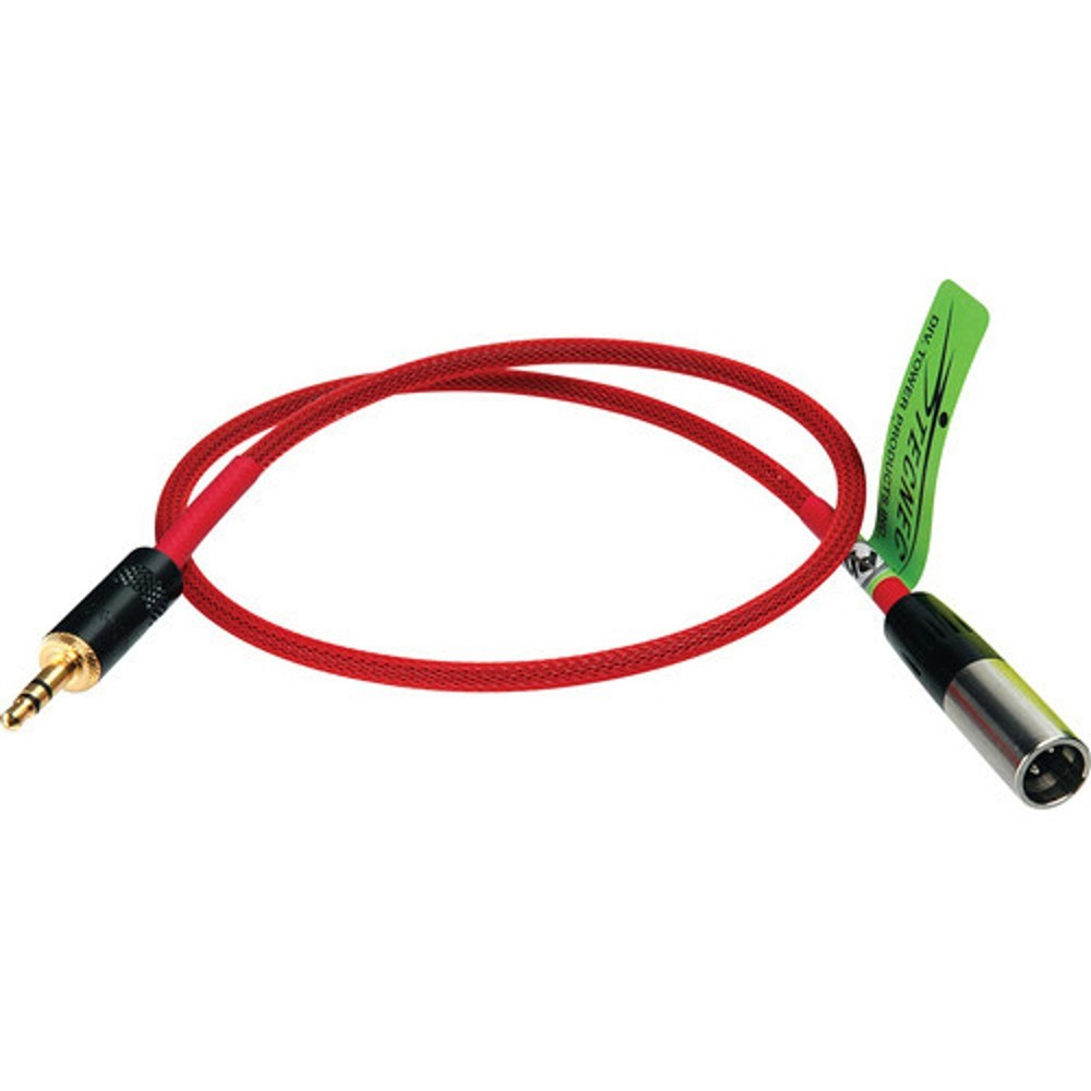 Laird 3′ XLR Male to 3.5mm Mini Plug Stereo Audio Input Adapter Cable for Red On