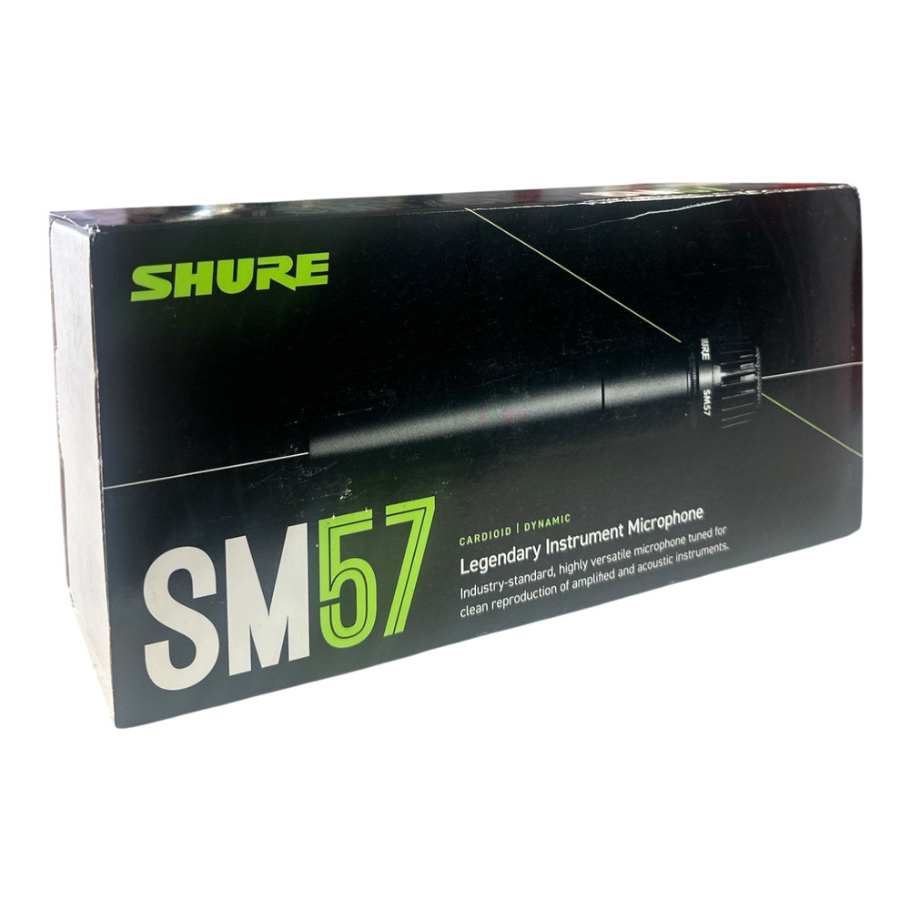 Shure SM57 Wired Dynamic Instrument Microphone – SM57-LC
