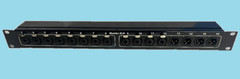 Mamba 12 in x 4 out XLR Combo (XLR/TRS/TS) to XLR Male 1RU XLR Patch Bay