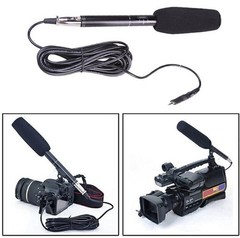 Condenser Interview Microphone Photography Shotgun Microphone for DSLR Camcorder
