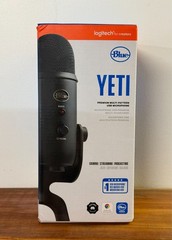 Blue Yeti Premium USB Microphone Blackout Edition w/Foam Windscreen (Open Box)