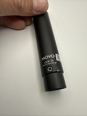 Movo LV4-O Lavalier Microphone Omni-Directional Cardioid XLR 3 Pin Wired Black