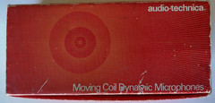 2 Audio Technica AT816 Unidirectional Moving Coil Dynamic Microphones With Box