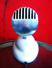 Vintage 1940’s Shure Brothers 55 Fatboy microphone Elvis w S-36 stand 55S 55SW 2