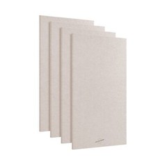 Acoustic Panels, 4 Pack ROOM KIT, Large, 116 x 58cm, Natural