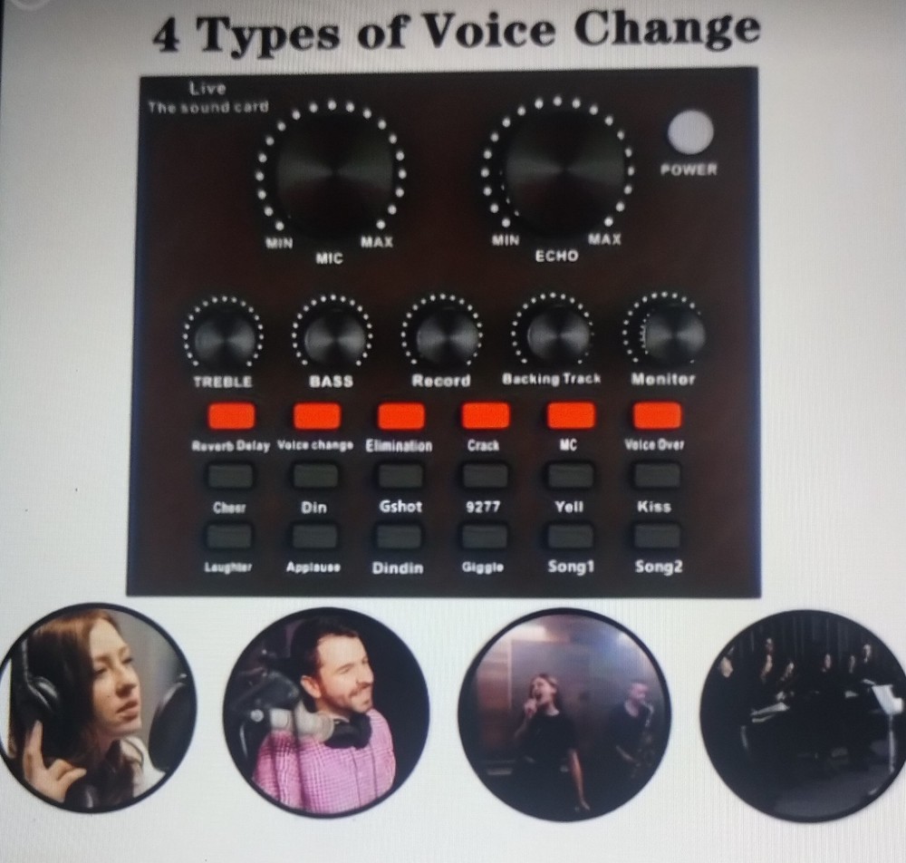 USB Mixing Console Bluetooth Live Studio Audio DJ Sound Mixer Board 4 Channel US