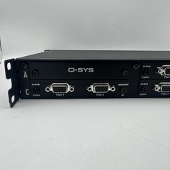 QSC Audio Products, LLC Q-SYS I/O FRAME w/ 3x CODP4 Cards – Rack Mountable