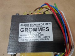 Lot Of 2, GROMMES TO-501A & TO-30A AUDIO TRANSFORMERS