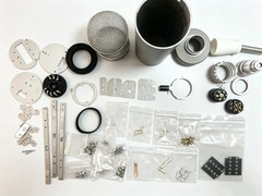 Metal Housing Kit for TELEFUNKEN U47 Microphone, Aftermarket Modification Parts