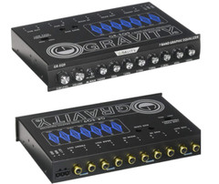 „Clarion EQS755 Car 7-Band Graphic Equalizer Audio Pre Amp High Level Speaker „