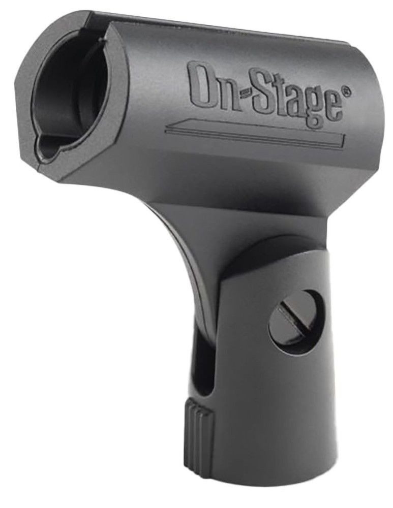 OnStage On-Stage MY120 Unbreakable Rubber Condenser Microphone 1 Pack, Black