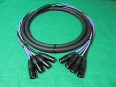 DC Pro Lake 4-Channel Tactical Cat 5E Snake Cable w/ Neutrk Ethercon 250 Ft.