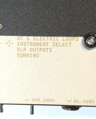 Goodwood Audio AC & Electric Loops Instrument Select XLR Outputs Summing