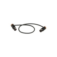 Cable Techniques LPS Low-Profile LPXLR-3F to TA3F Cable, 18″ – Orange Caps