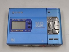 Sony MZ-R50 Walkman Minidisc Recorder Not Working For Parts Blue
