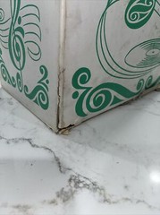 Vintage 1960’s Platter-pak LP Carrying Storage Case #1252 Dance Green