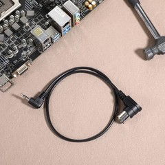 2pcs TRS 3.5mm MIDI Cable, 6.35mm Male to MIDI Din 5Pin Male Cable, 0.5m/20 in