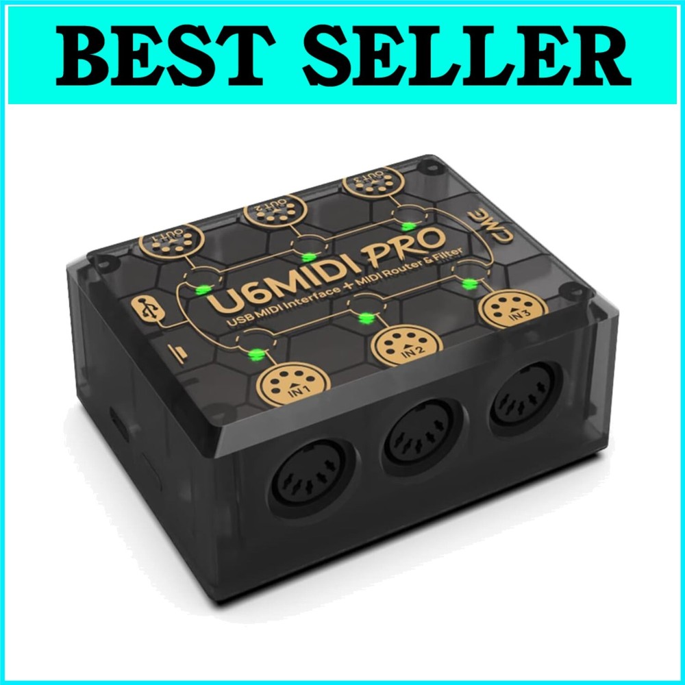 Advanced Plug-and-Play USB-C MIDI Interface with Router and Filter Functionality