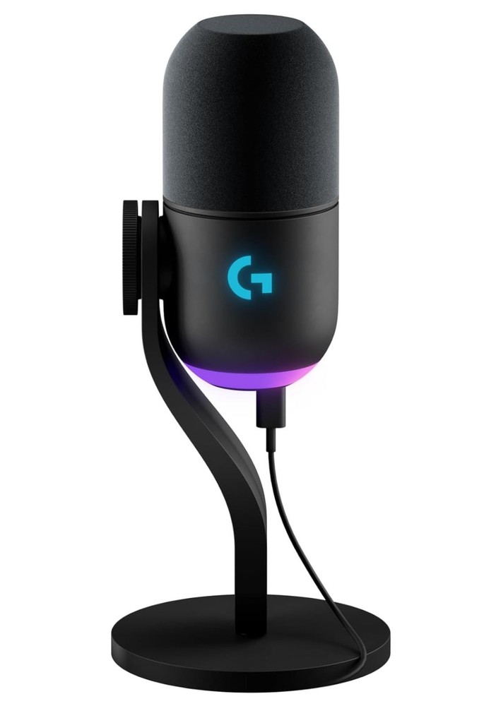 Logitech G Yeti GX Supercardioid Dynamic LIGHTSYNC RGB USB-C Gaming Microphone