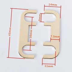 Pure Copper Speaker Connection Pieces 2Pcs with Junction Box for Easy Setup