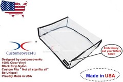 SOUNDCRAFT Si IMPACT / IMPACT 2 Custom Dust Cover Clear Vinyl + Embroidery!