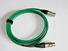 XLR MIC CABLE – MOGAMI 2549 (RED, BLUE, GREEN or YELLOW) – NEUTRIK Black/Gold