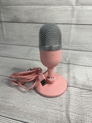Razer Seiren Mini USB Condenser Microphone Tilting Stand – Quartz Pink