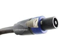 Kirlin 6ft SpeakOn 4C/12AWG NL4FX Pro Audio Speaker Cable w/ NEUTRIK Connectors