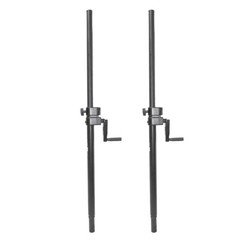 ProX T-SAA-C Adjustable Speaker Subwoofer Pole Crank System 2 Pack