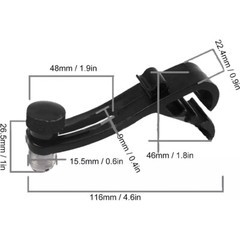 6/12Pcs Shockproof Microphone Drum Rim Clip Tom Snare Mount Mic Clamps Holder