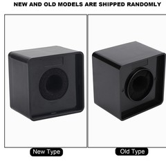 Compact Portable Microphone Square Station For Interviews Black ABS Easy To Use